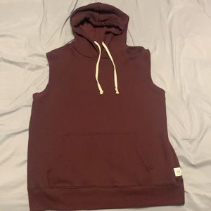 Express no sleeve hoodie